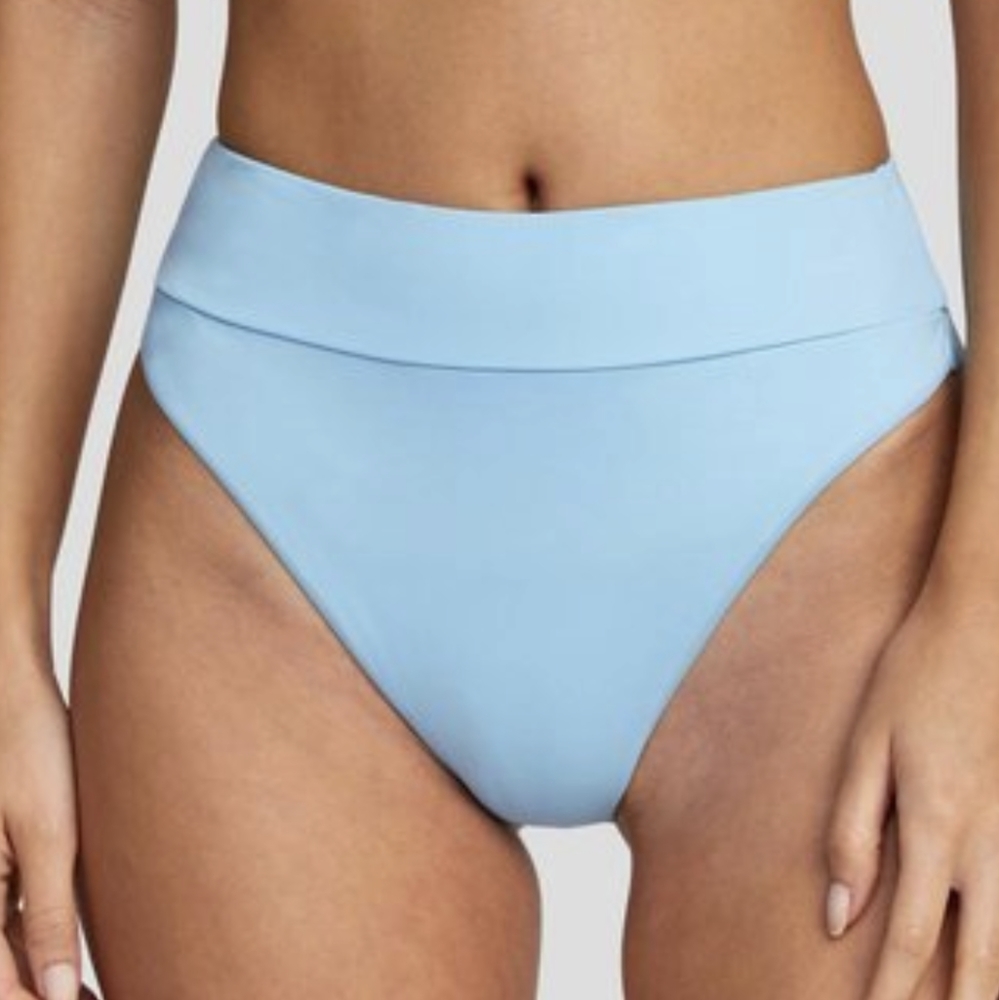 {RVCA} Brand New Solid High Rise Bikini Bottoms